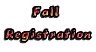 Fall Registration is Open